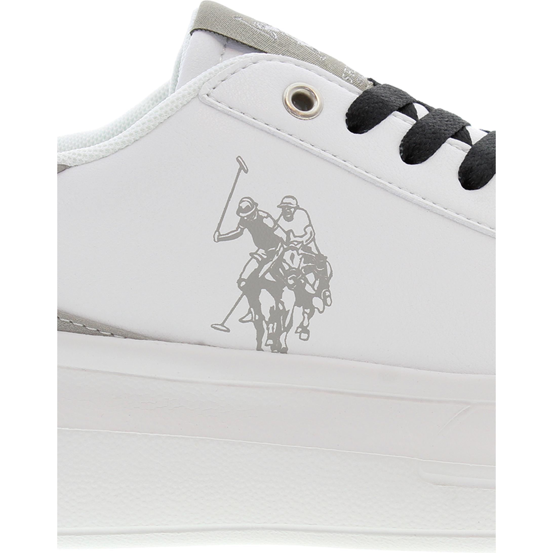 Sneakers U.S. Polo Assn. bianco-grigio chiaro