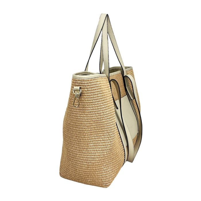 Bolso de hombro Cheval Firenze Formentera Beige