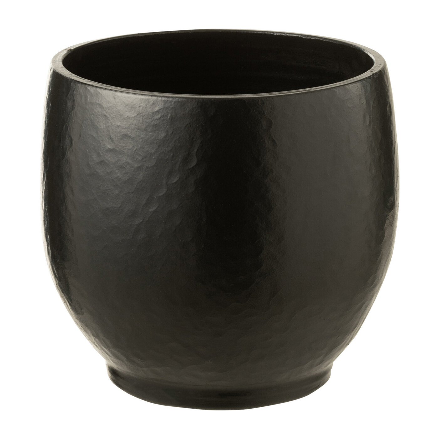 J-Line Cachepot Ying Ceramique Noir Medium