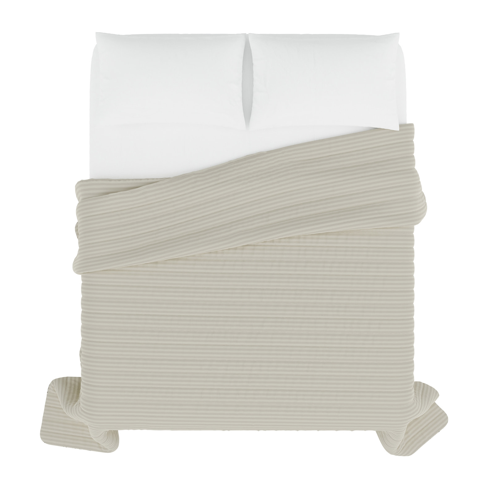 TRAPUNTINO ESTIVO SATIN STRIPES MATRIMONIALE