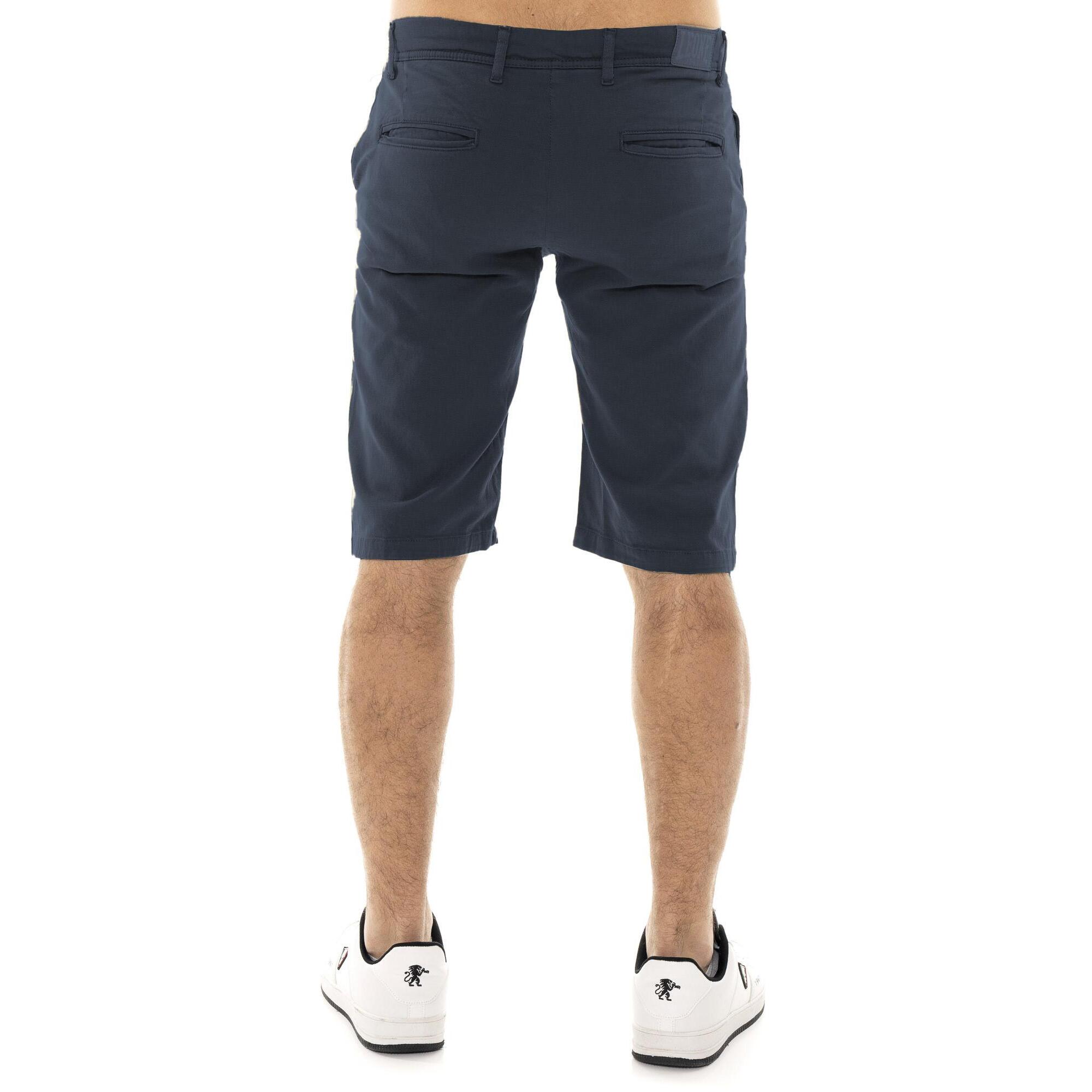 Bermuda chino da uomo in twill elasticizzato Leone Easy