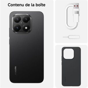 Smartphone XIAOMI 15T concu avec Leica 256Go Noir