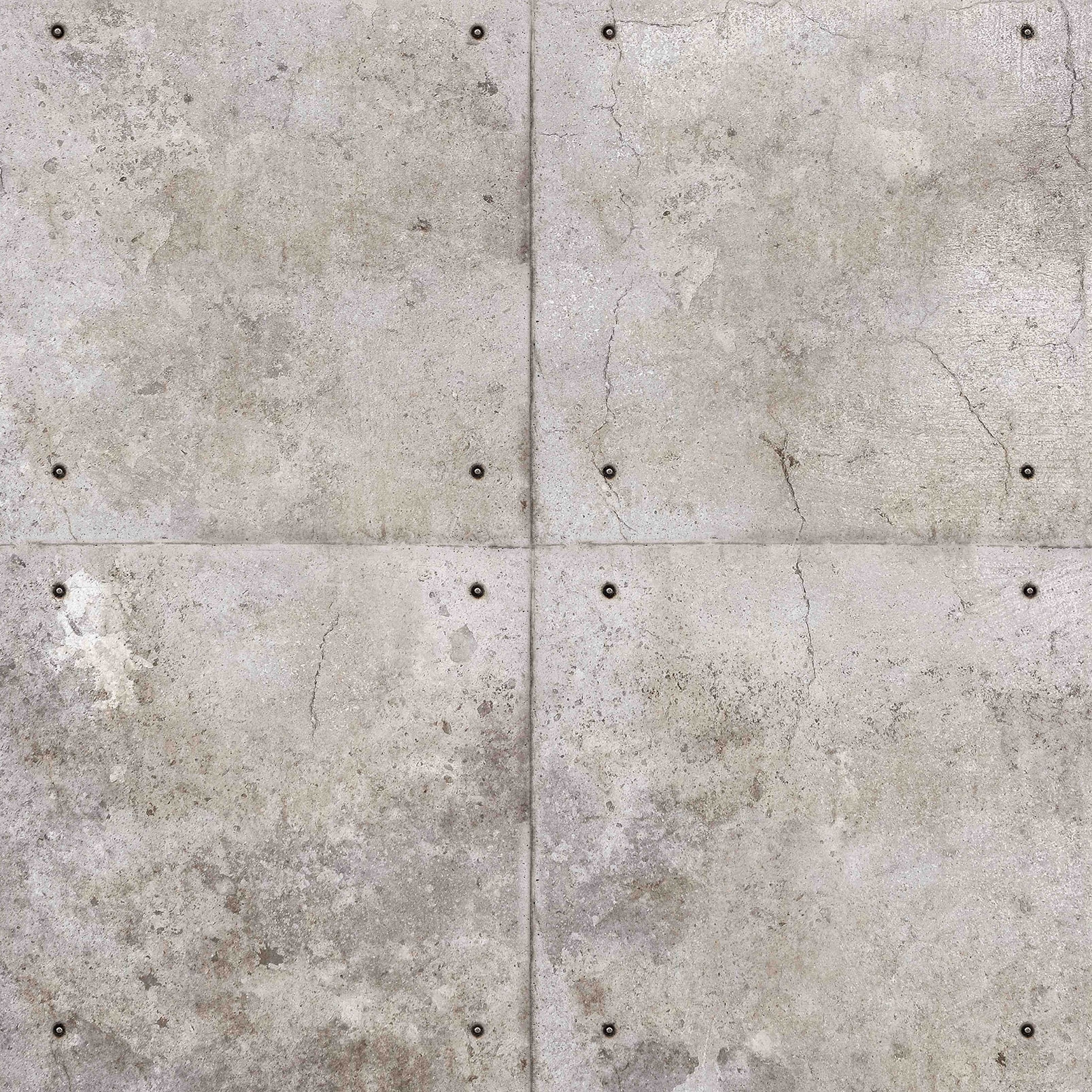 Papier peint effet beton banché Gris