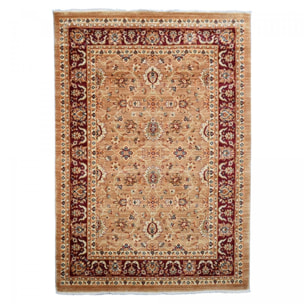 Tapis épais de 120x180 aux motif floraux traditionnels orientaux