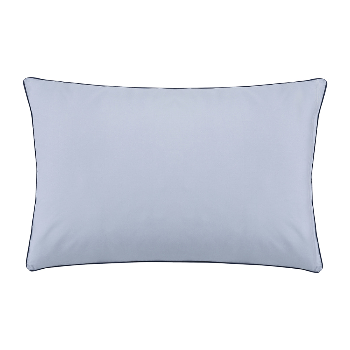 Taie d'oreiller imprimée en percale de coton, REFLETS, Bleu