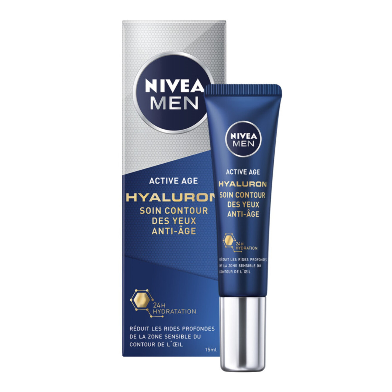 Pack de 2 - NIVEA MEN - Soin Contour des Yeux Anti-Âge ANTI-AGE HYALURON 2X15ml