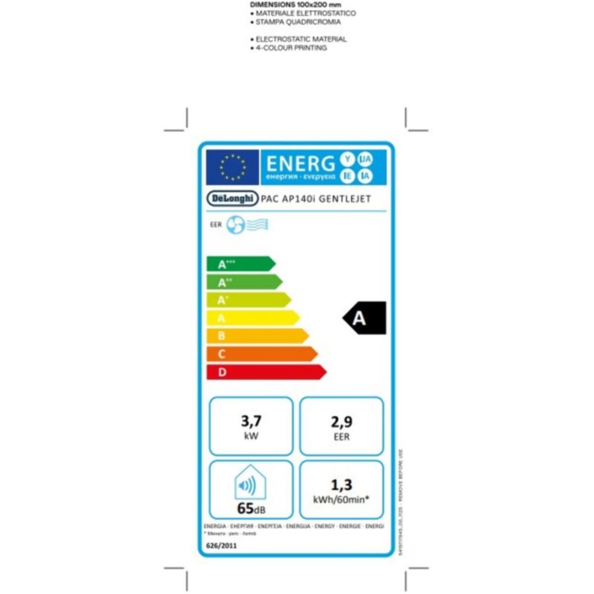 Climatiseur DELONGHI PAC AP140