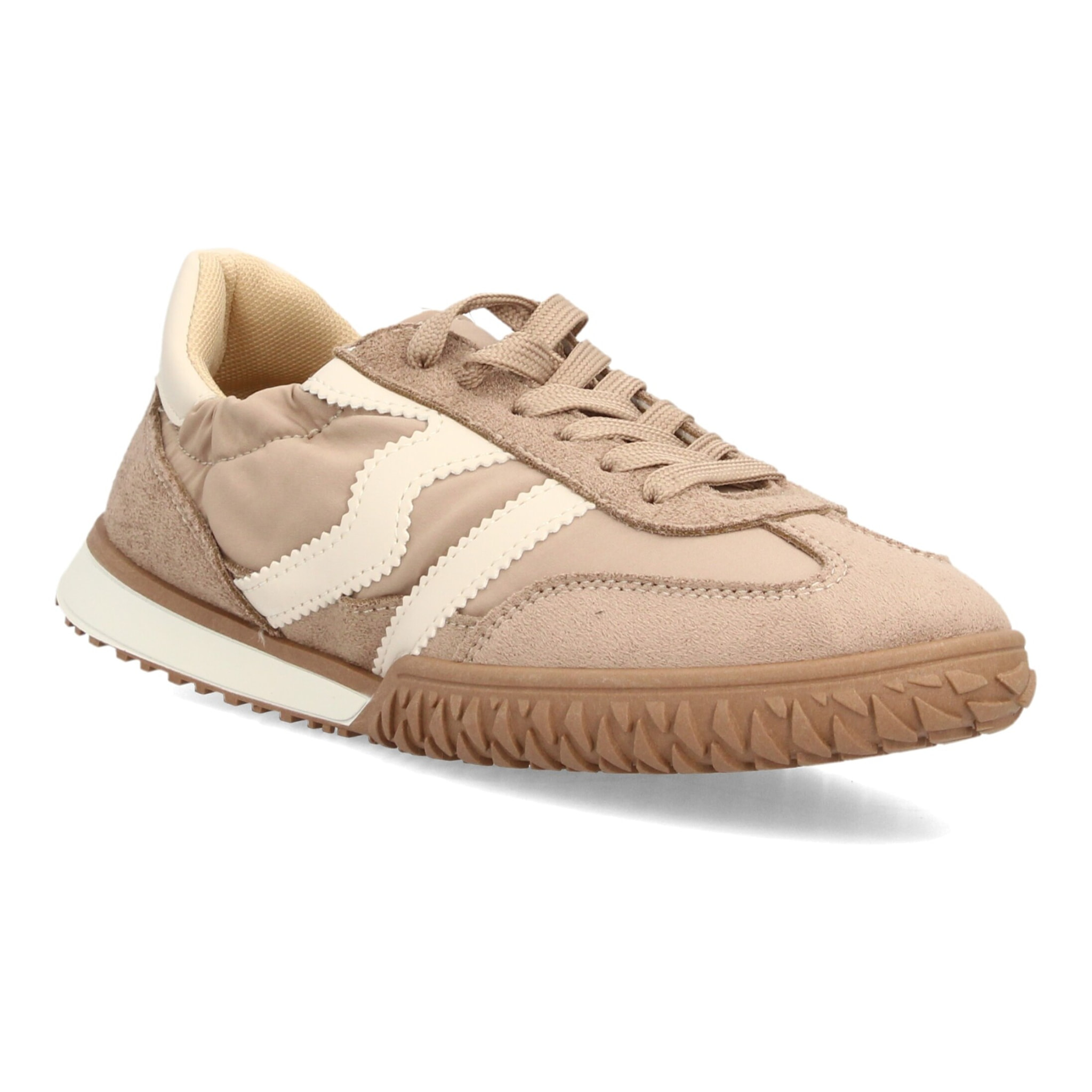 Zapatillas casual retro con cordones y elástico para mujer