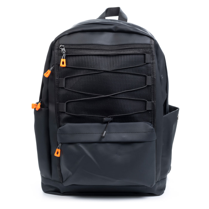 Zaino multiscomparto, porta laptop 15,6". Strato impermeabile. Adattabile a Trolley. Idrorepellente.
