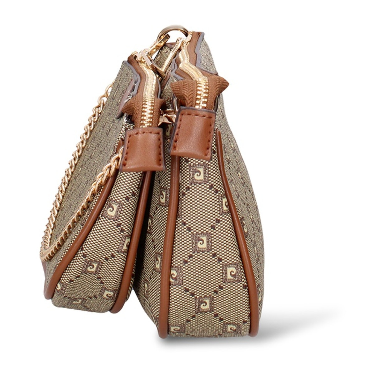 Borsa a tracolla da donna - Modello Novara Chic - Pelle vegana PU - 24.0 x 14.0 x 5.0 cm