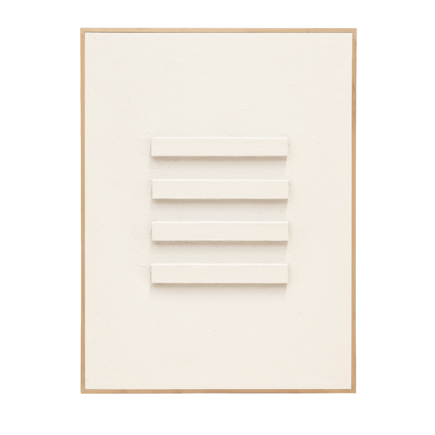 Tableau blanc décoratif sur coton avec cadre en bois peint à la main à la peinture à l'huile en différentes tailles