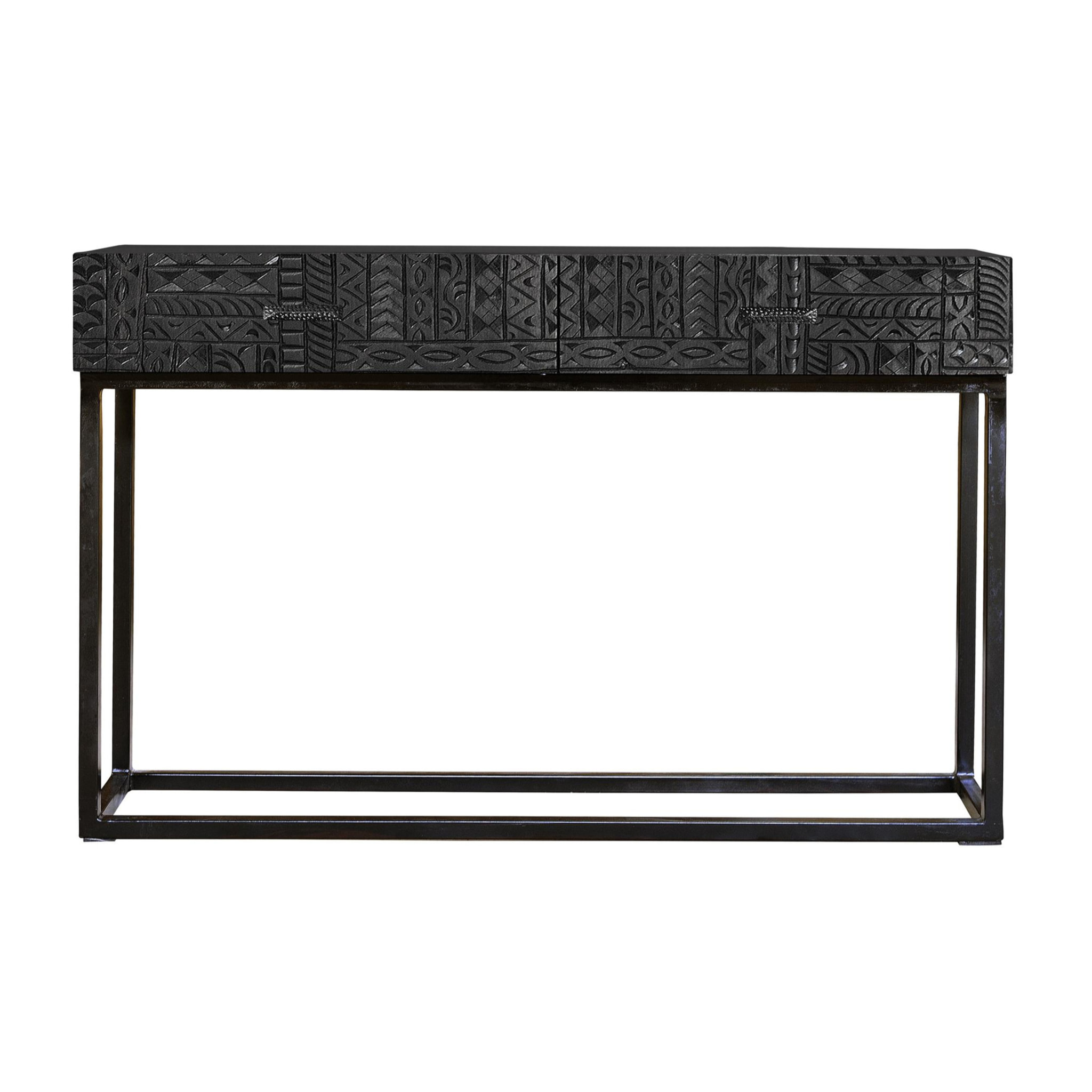 Consola de Madera de Mango 120 Cm Estilo Étnico