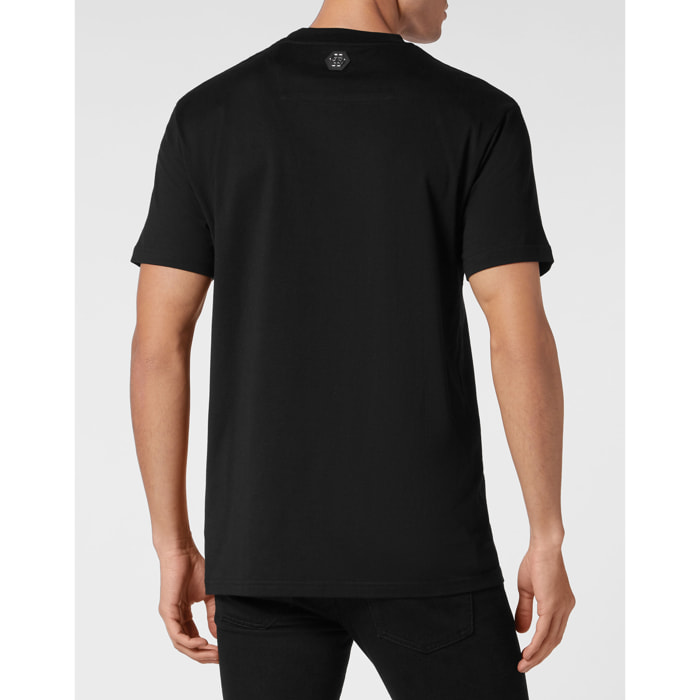 PHILIPP PLEIN T-Shirt Round Neck SKELETON
