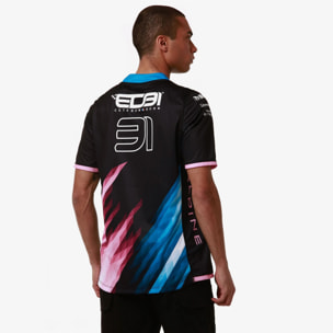 Maglie gioco Kappa Uomo Kombat 2024 Ocon Alpine F1 Nero
