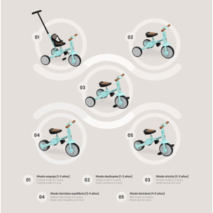 Triciclo Evolutivo Multifuncional para Bebés