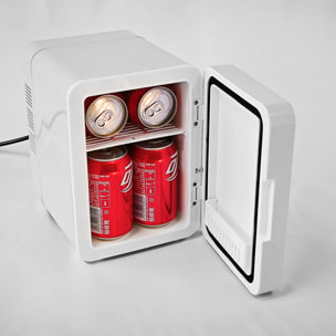 Refrigeratore di bellezza, mini frigo portatile per trucco da 6 litri. Modalità fredda e modalità calda. Alimentazione USB.