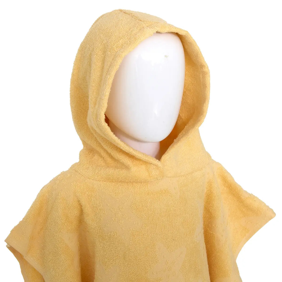 Set Cape et Gant de bain Enfant Orta 92x50 cm Jaune