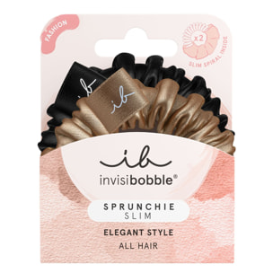 Sprunchie Slim - Chouchou Satiné True Golden x2