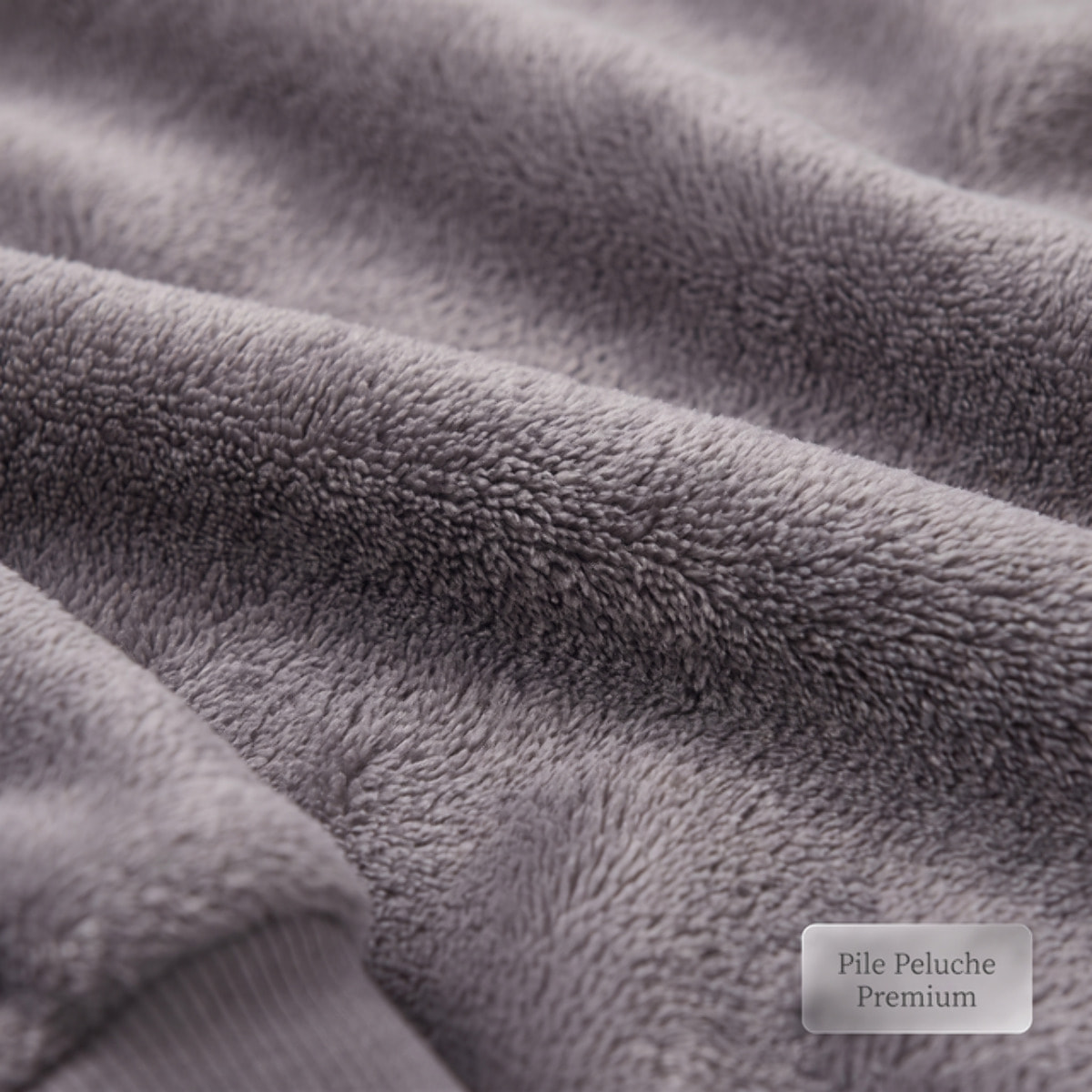 Felpa coperta in poliestere - Grigio