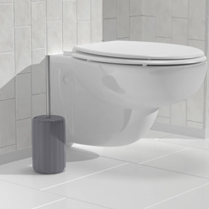 Brosse WC Colorama en céramique H.40cm gris