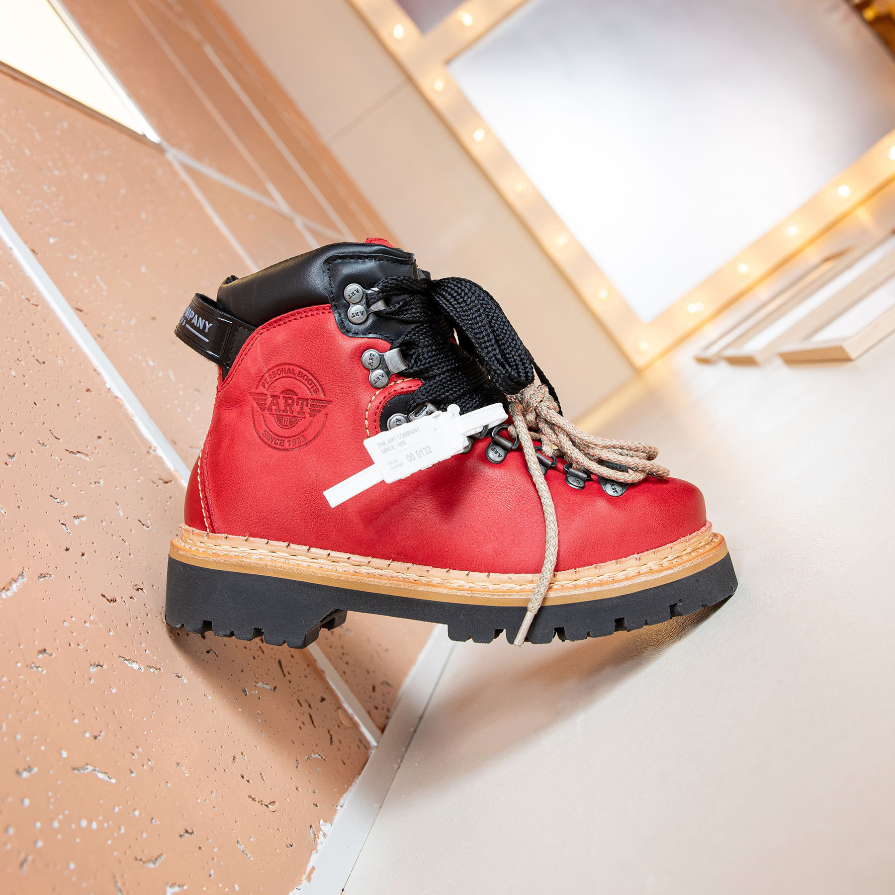 Botines 0030 NAPPA BLACK / AIR ALPINE color Black