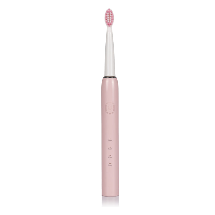 Cepillo dental eléctrico sónico ET02. Modos limpiar, pulir y blanquear. Incluye 4 cabezales.