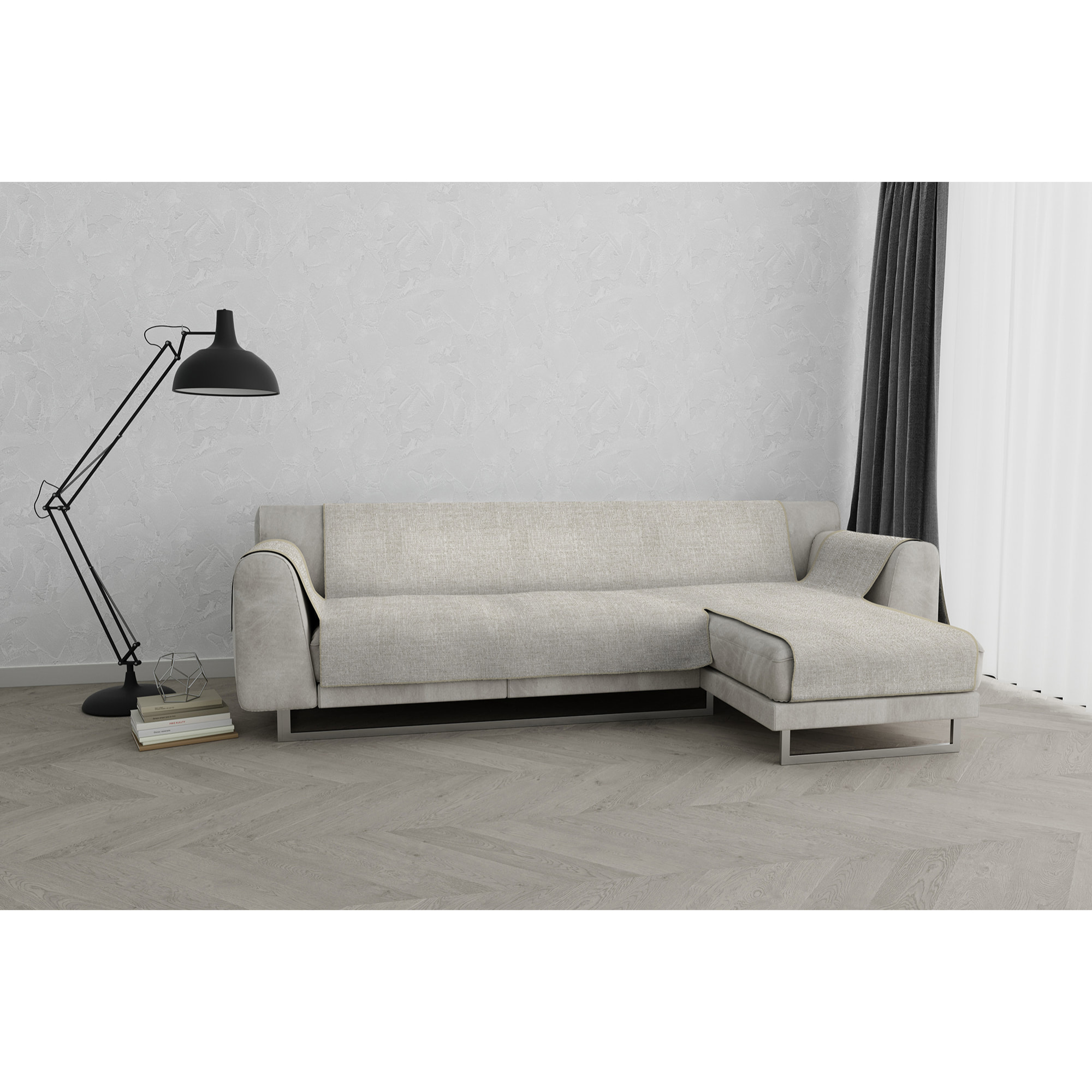 COPRIDIVANO ANTISCIVOLO PENISOLA DX COMFORT MADE IN ITALY – BEIGE