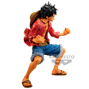 One Piece Cronaca Re dell'Artista Figura Monkey D. Luffy 18cm Banpresto