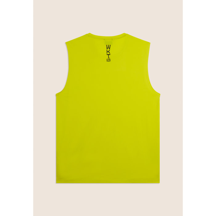 T-shirt senza maniche in tessuto quick dry