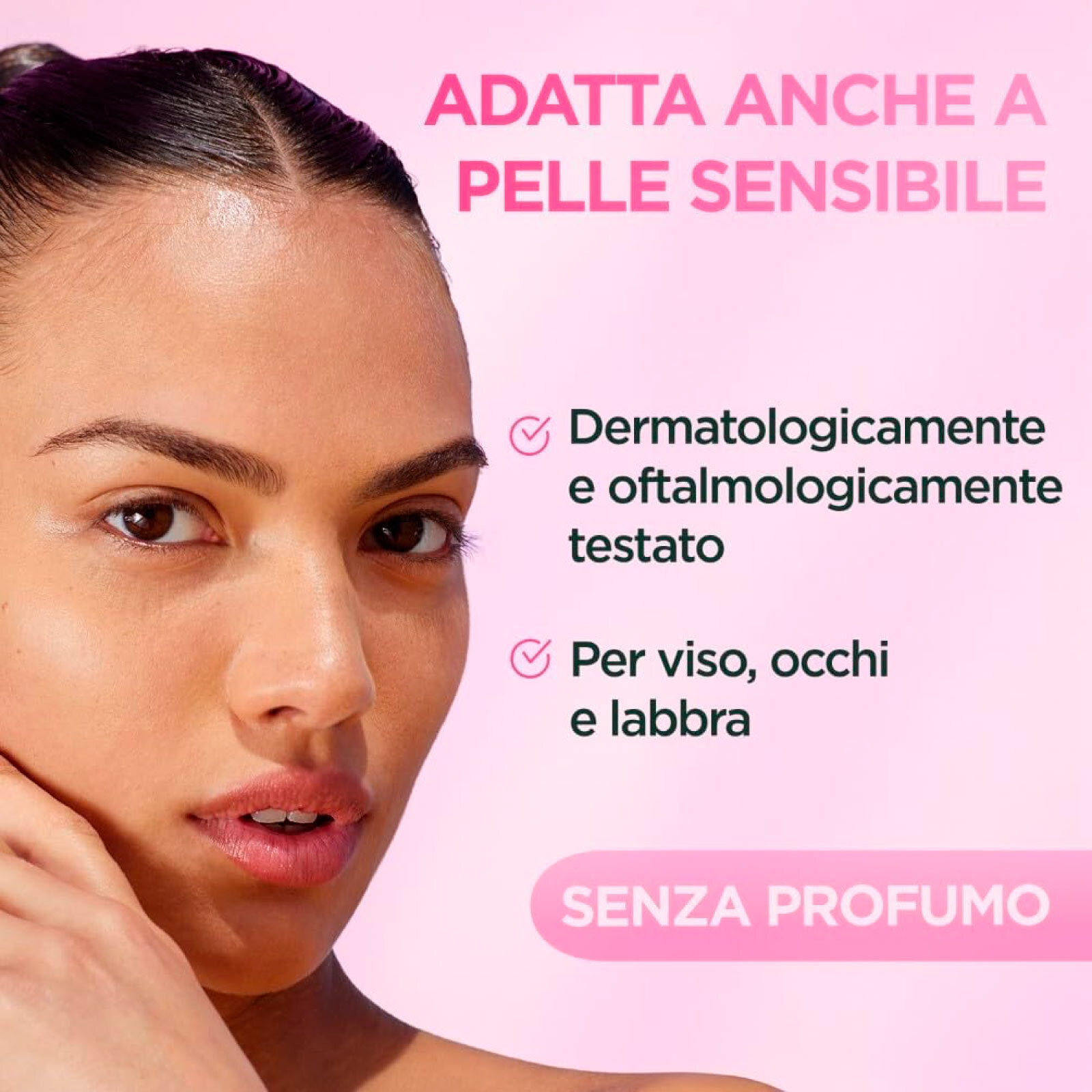 2x Acqua Micellare Ipoallergenica per Pelli Sensibili SkinActive Tutto in 1 Detergente Idratante Struccante Senza Risciacquo per Viso Occhi Labbra - 2 Flaconi da 400ml