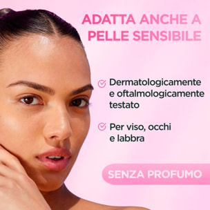 2x Acqua Micellare Ipoallergenica per Pelli Sensibili SkinActive Tutto in 1 Detergente Idratante Struccante Senza Risciacquo per Viso Occhi Labbra - 2 Flaconi da 400ml