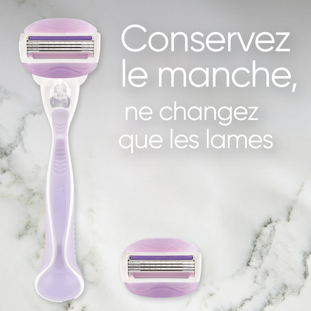 Rasoir Venus Comfortglide Breeze 3 Lames - 2 Recharges De Lames Incluses