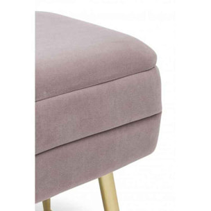 PANCA CONTENITORE PAVLINA MAUVE 50X35X42 cm