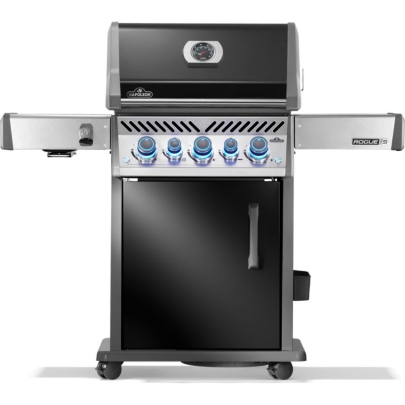 Barbecue gaz NAPOLEON Rogue ProS RPS425RSIBPK-2-FR-R Noir  5 brûleurs sur chariot 60 cm