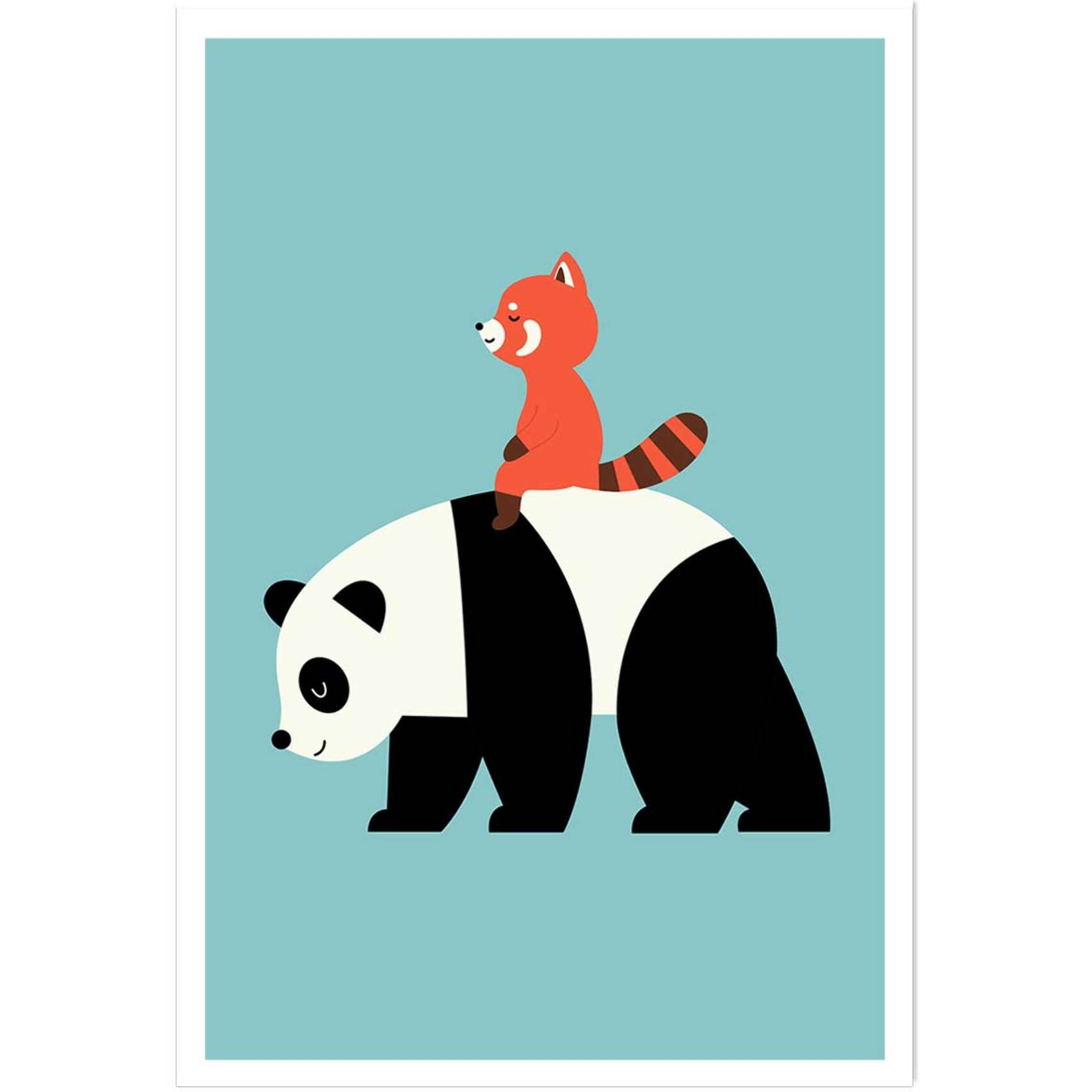 Affiche enfant panda walk  Affiche seule