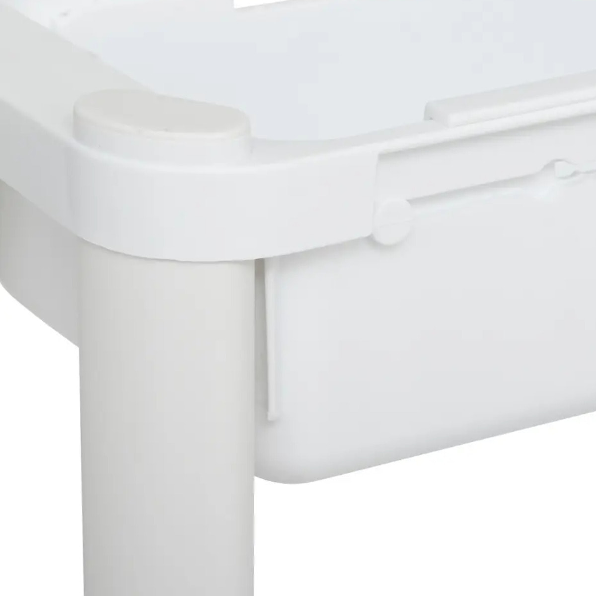 Desserte extensible 4 niveaux blanc