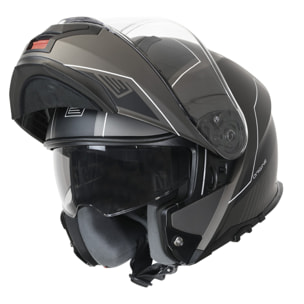 CASCO ORIGINE MODULAR LOGIC LINEAR BLACK TITANIUM MATT