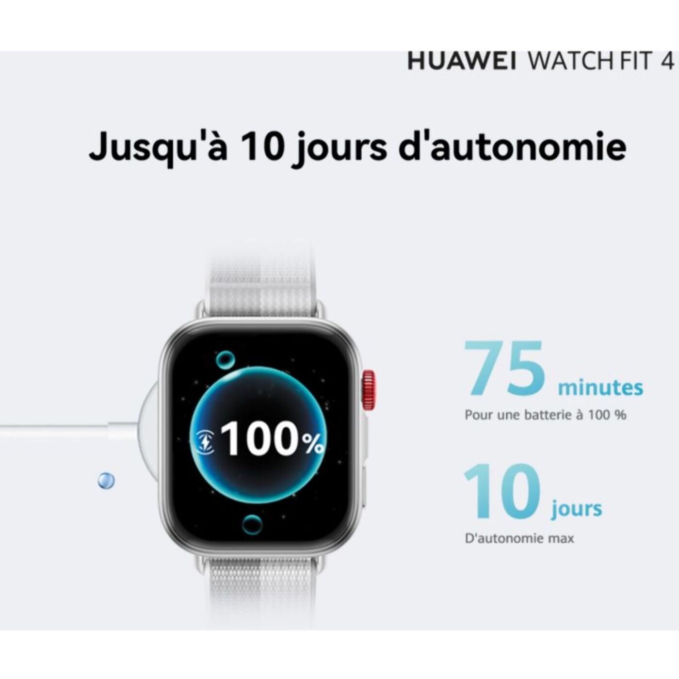 Montre connectée HUAWEI Watch Fit 4 Blanc