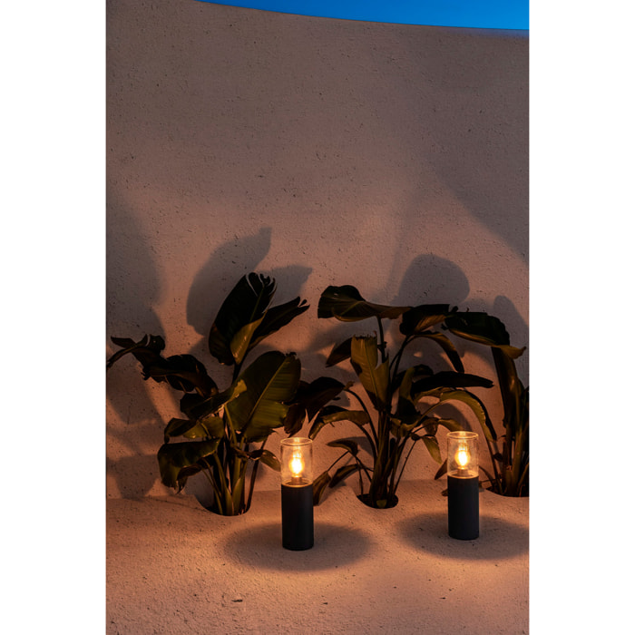 KILA 400 Baliza gris oscuro transparente