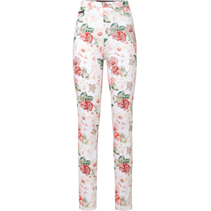 PHILIPP PLEIN Super High Waist Jegging Flowers