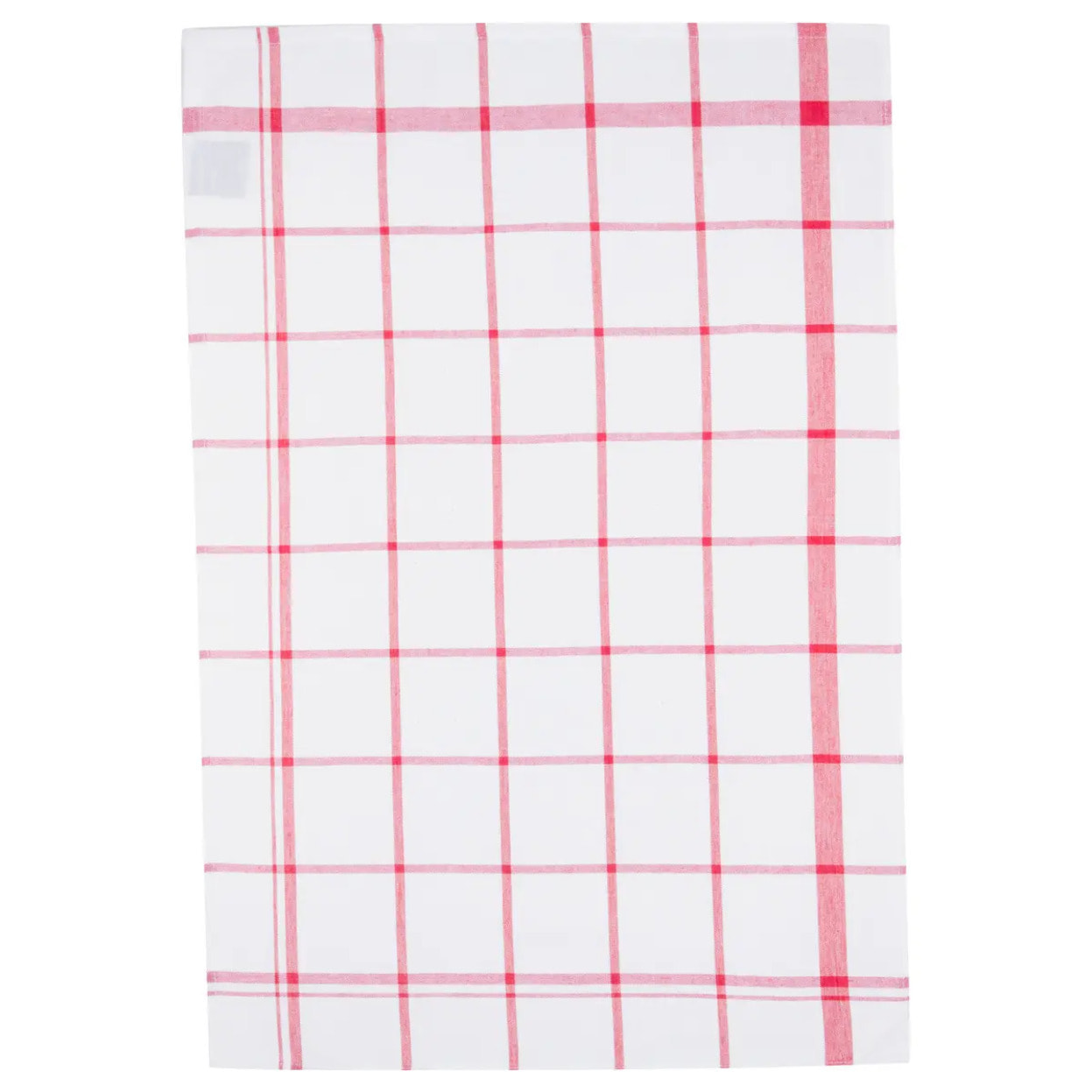 Lot de 2 torchons coton rouge 45x70cm