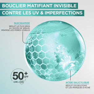 Garnier SkinActive PureActive Salicylique Anti-UV Quotidien Anti-imperfections SPF 50+ 40mL