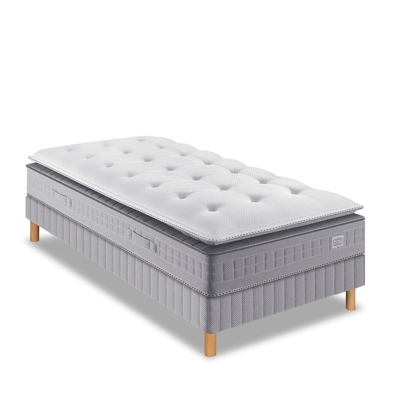 Ensemble EXTENSION matelas H29 Hybride, ferme, sommier
