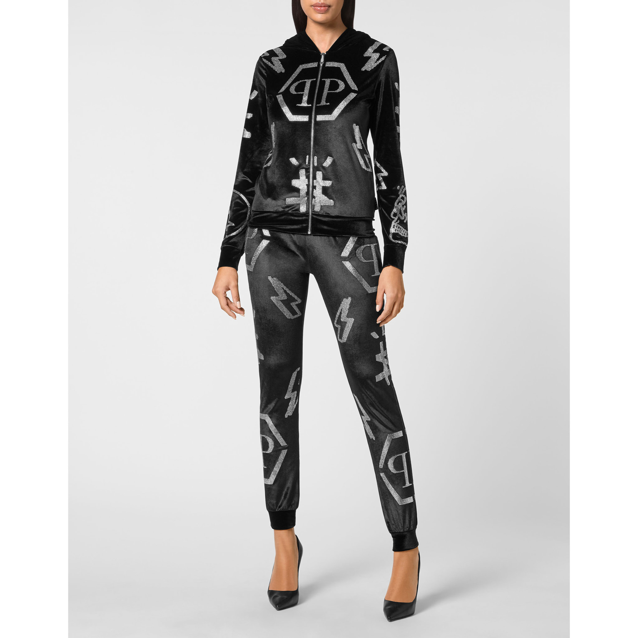 PHILIPP PLEIN Tracksuit: Hoodie & Trousers MONOGRAM