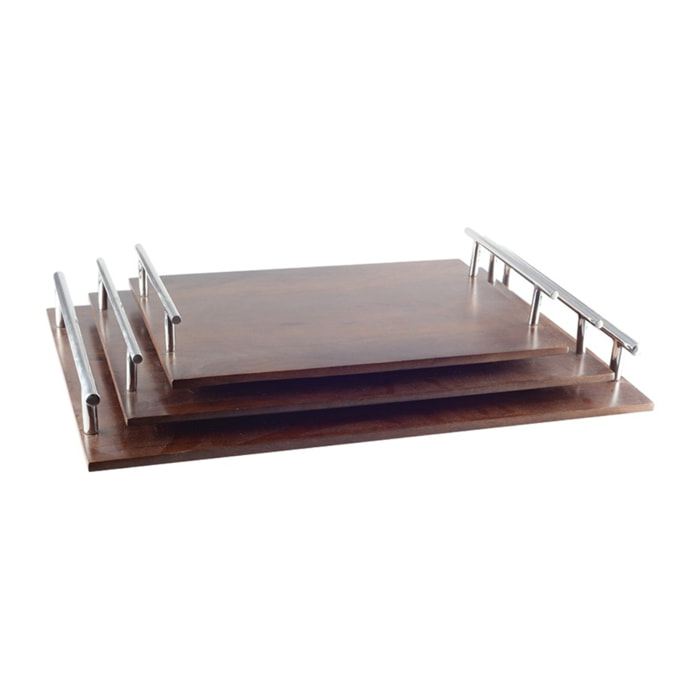 Plateau en bois grand modèle 56x38x6.5cm
