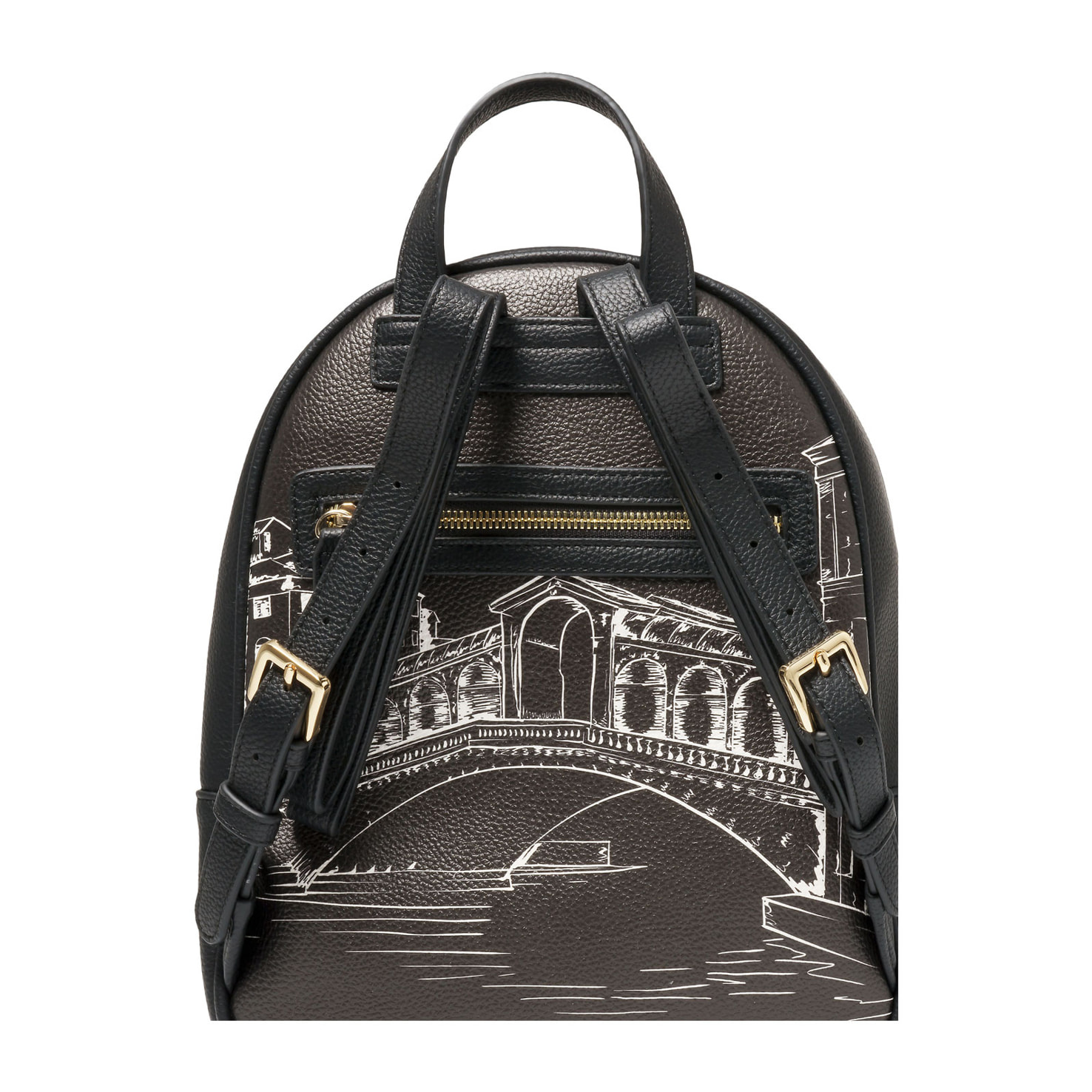 Zaino  da donna In Poliestere e Poliuretano Prodotto artigianale 24x29x12 cm