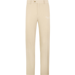 PHILIPP PLEIN Joy Fit Trousers Pinstripe Tennis