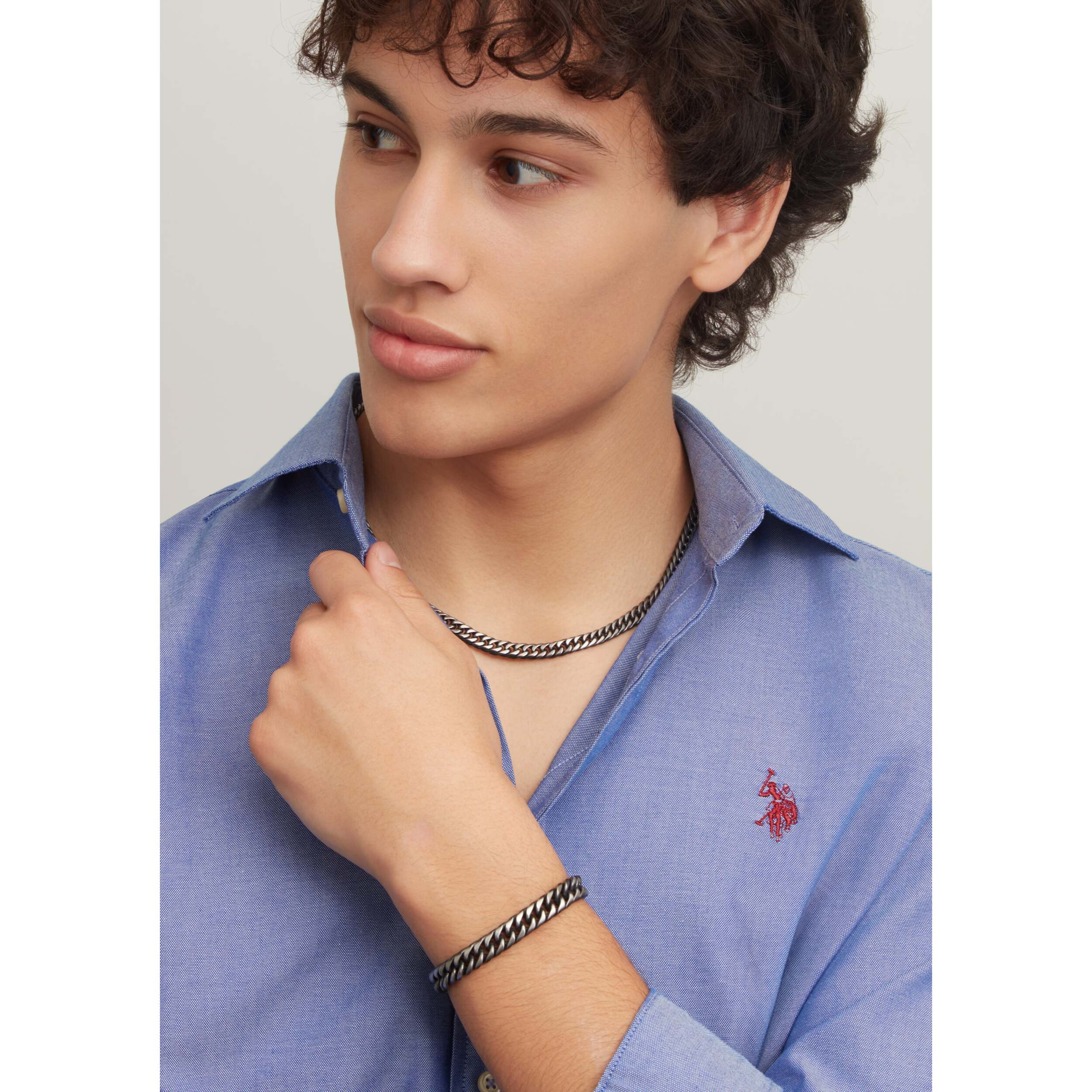 Bracciale U.S. Polo Assn. In acciaio