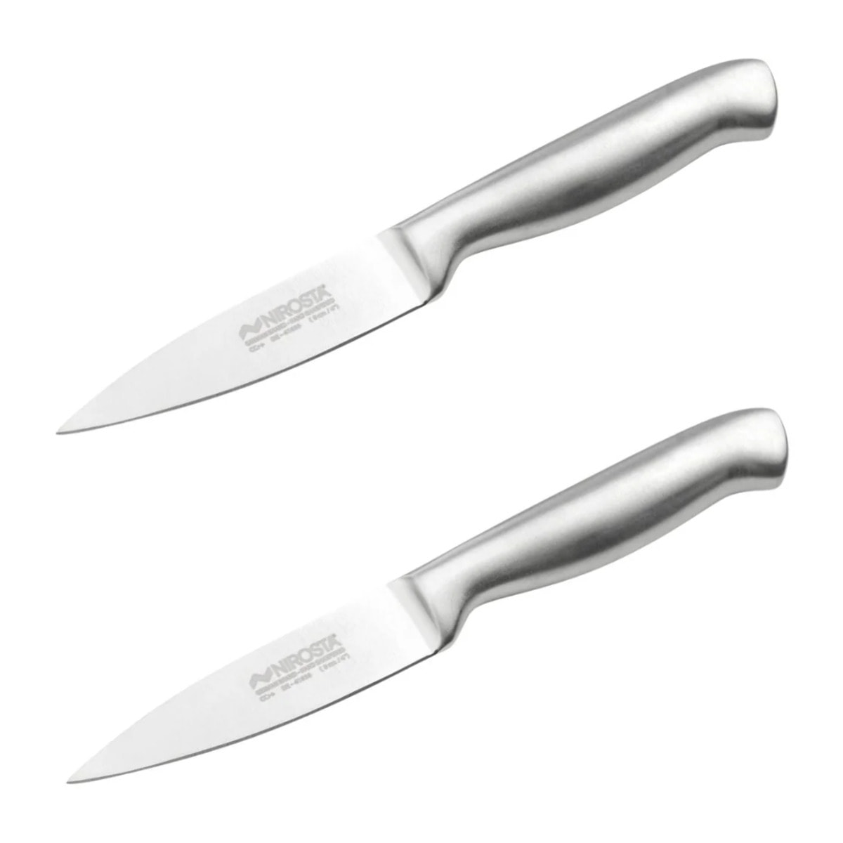 Ensemble de 2 Couteaux d'office en inox 20 cm en tout Nirosta Star