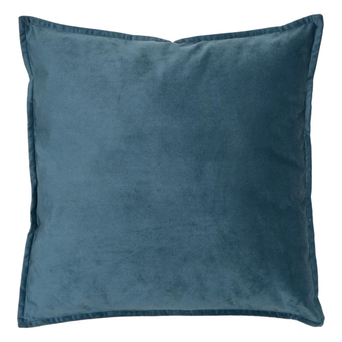 Coussin Lilou bleu egéen 55x55cm